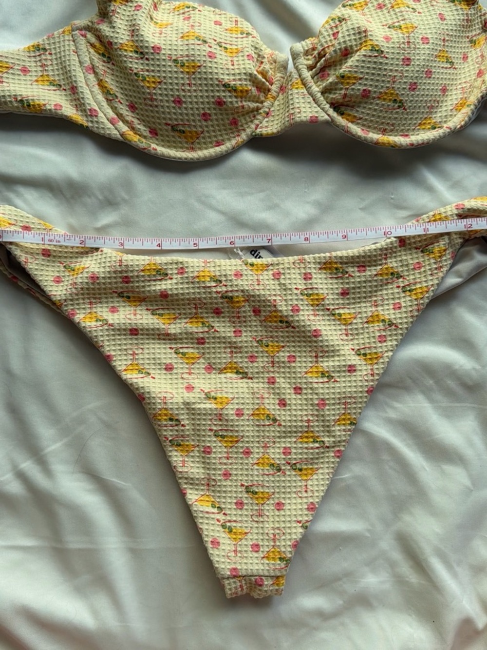 Dippin' Daisy's Yellow Floral Textured Bikini - Picture 4 of 5